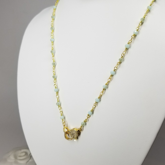 💖 New in Gift Box 🎁 CZ Diamond Beads Necklace - Picture 7 of 8